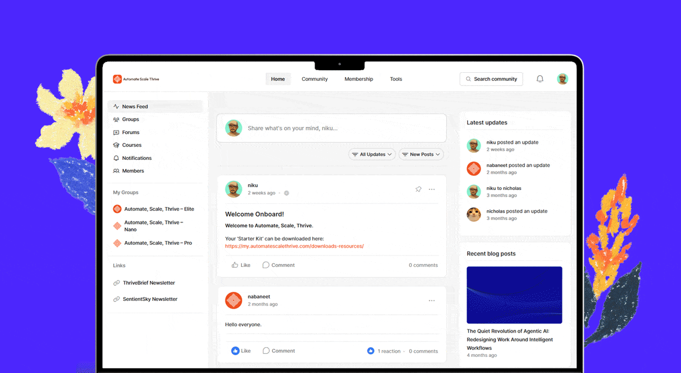 Automate Scale Thrive - Community